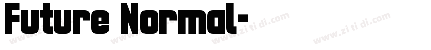 Future Normal字体转换